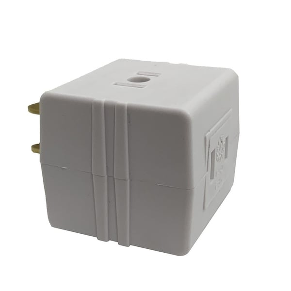 Projex Plug Adapter, Outlet Tap, 1-15P, White FA-702A/09BUPRJ - main